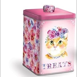 NEW Vintage Lady Jayne Cat Treats Canister